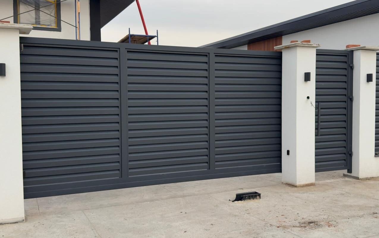 Ворота для забора жалюзи